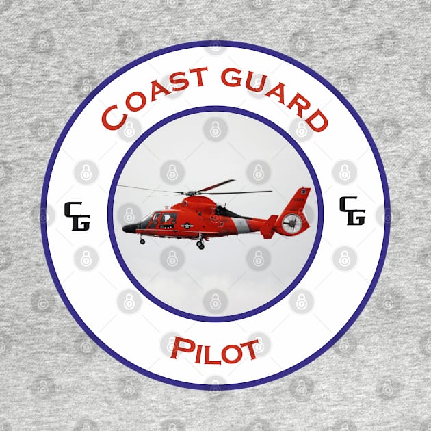 Pilot - US Coastguard search and rescue Helicopter -  Dolphin by AJ techDesigns